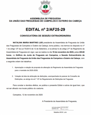 Edital n.º2/AF
