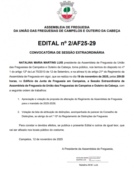 Edital n.º2/AF