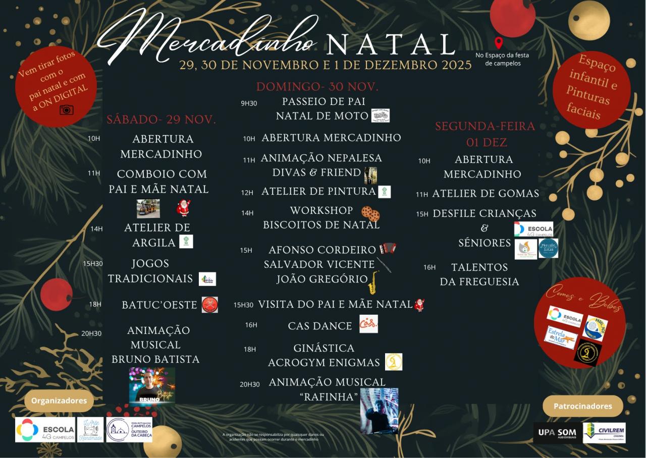 Mercadinho de natal - Campelos 