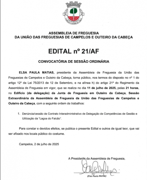 Edital n.º 21/AF