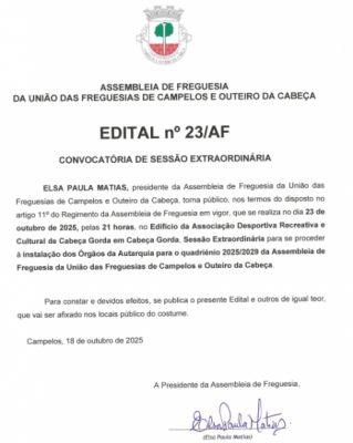 Edital n.º23/AF