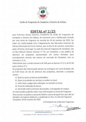 Edital nº 2/25