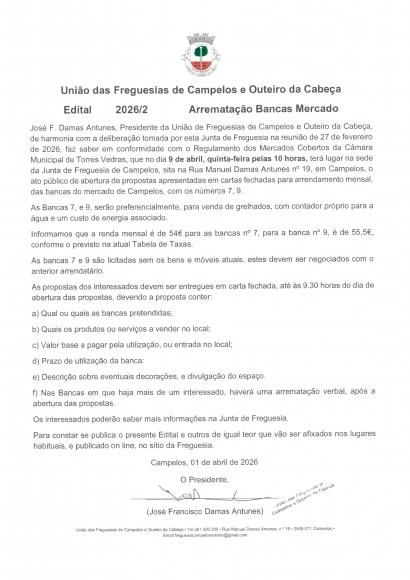 Edital n&ordm;2026/2