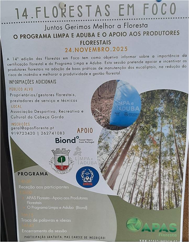 14.&ordm; edi&ccedil;&atilde;o das Florestas em Foco - ADRC de Cabe&ccedil;a Gorda